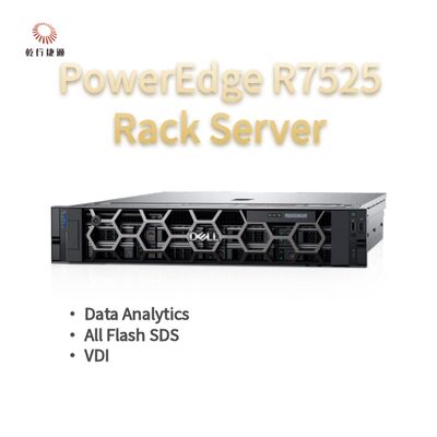 Serwer R7525 2U w szafie rack, sprzedaż serwerów pamięci masowej, eksporter serwerów 2U w szafie rack