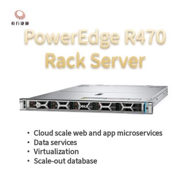 Dell PowerEdge R470 Serwer z 144 rdzeniami 4TB pamięci DDR5 w 1U Rack Form Factor