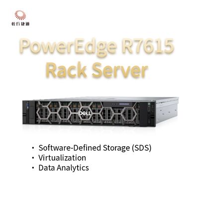 Dell PowerEdge R7615 2U Serwer z 128 rdzeniami Serwer rack, serwer pamięci masowej, serwer dwukierunkowy
