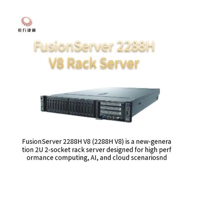 Serwer montowany w szafie RACK dla centrum danych FusionServer 2288H V8 2U 2-gniazdowy serwer