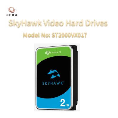 Silniki twardych wideo Seagate SkyHawk Model nr: ST2000VX017