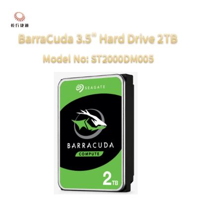 Seagate BarraCuda 3,5" dysk twardy 2TB Numer modelu: ST2000DM008