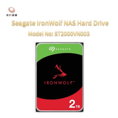 Seagate IronWolf NAS Hard Drive Model No: ST2000VN003