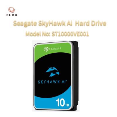 Seagate SkyHawk AI Video Hard Drive Model nr: ST10000VE001