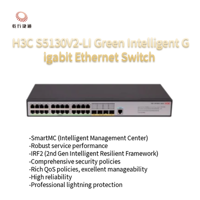 H3C S5130V2-LI S5130V2-28P-LI Zielony inteligentny przełącznik Gigabit Ethernet