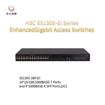 H3C S5130S-EI Serii S5130S-28P-EI-H1 Zwiększone przełączniki dostępu gigabitów