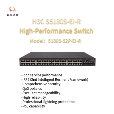 H3C S5130S-EI-R 5130S-52P-EI-R Wysokowydajny przełącznik Gigabit Ethernet nowej generacji