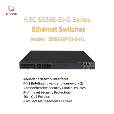 H3C S5560-EI-G Seria 5560-30F-EI-G-H1 Wysokiej Wydajności Przełączniki Ethernet