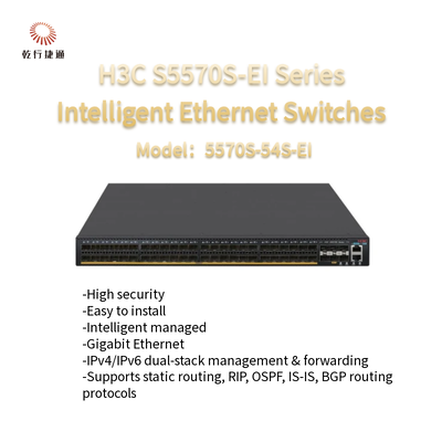 H3C S5570S-EI Series Ethernet Switches 5570S-54S-EI Technologia ASIC