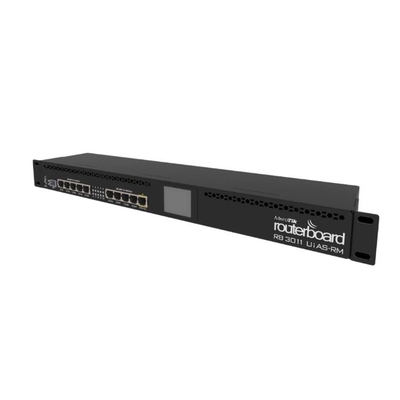 RB3011UiAS-RM 1GB RAM Datacom Przełączniki PoE Out na porcie 10 2x1.4GHz CPU