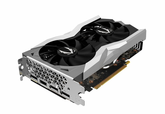 Karta graficzna 14Gbps 6GB Geforce ZOTAC GAMING GeForce RTX 2060 z dwoma wentylatorami