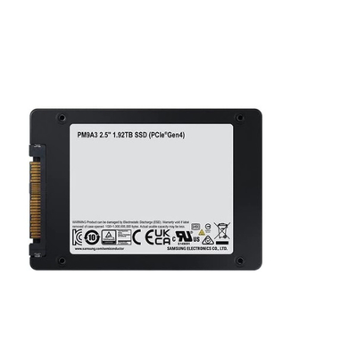 PM9A3 Samsung Solid State Drive SSD 2.5 U.2 NVME GEN 4 1,92 TB