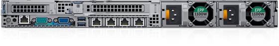 Serwer Dell Emc 1u Poweredge R640 do montażu w szafie serwerowej, 28 rdzeni na procesor