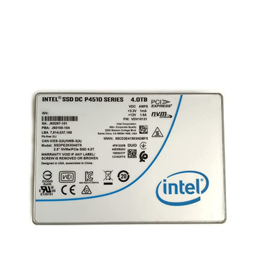 Serwery Intel 4TB SSD DC P4510 2.5 U.2 NVMe PCIe SSDPE2KX040T8 SSDPE2KX040T801