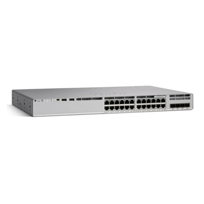 C9200L Series Cisco Network Switch Layer 2 Access Enterprise Gigabit 24 Port 4x 1/10G Stałe łącza górne C9200L-24T-4X-E