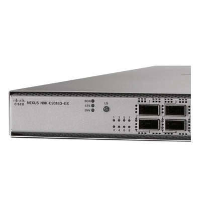 N9K-C9316D-GX Datacom Switches z 16p 400/100G QSFP-DD RJ-45 SFP 4 rdzen CPU 128 GB dysk SSD