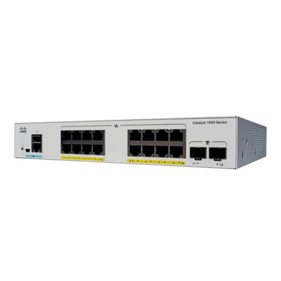 Cisco C1000-16P-2G-L Gigabit Layer 2 Network Managed Enterprise Switch 16 portów RJ45 PoE+ 2SFP Optical uplink 120W