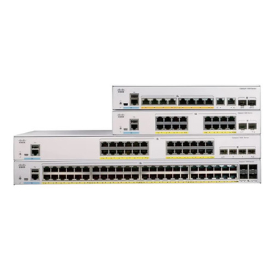 Cisco C1000-16P-2G-L Gigabit Layer 2 Network Managed Enterprise Switch 16 portów RJ45 PoE+ 2SFP Optical uplink 120W