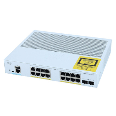 Cisco C1000-16P-2G-L Gigabit Layer 2 Network Managed Enterprise Switch 16 portów RJ45 PoE+ 2SFP Optical uplink 120W