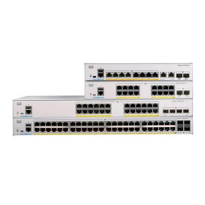 Cisco C1000-24P-4X-L przełącznik dostępowy 24Gigabit Ethernet RJ45 PoE+ interfejsy Uplink 4 SFP+ 195W