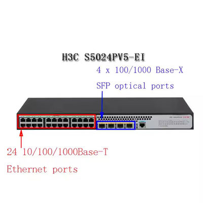 LS-5024PV5-EI-PWR Biznesowa klasa przełącznika sieciowego, urządzenie WLAN, przełącznik dostępowy warstwy 2
