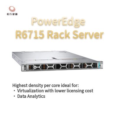 PowerEdge R6715 Rack Server Right-size memory and storage density