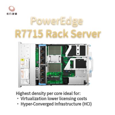 PowerEdge R7715 Rack Server Zwiększona wydajność i wartość