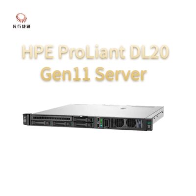 HPE ProLiant DL20 Gen11 Serwer rackowy, system pamięci masowej, 1U Sprzedaż serwerów rackowych