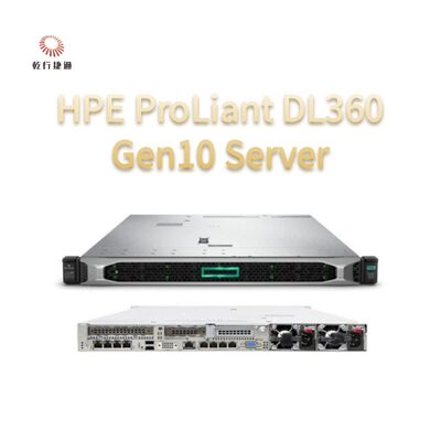 4 do 128 procesorów rdzeniowych HPE ProLiant DL360 Gen10 Serwer rack do wirtualizacji i baz danych