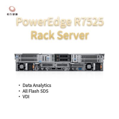 Serwer R7525 2U w szafie rack, sprzedaż serwerów pamięci masowej, eksporter serwerów 2U w szafie rack