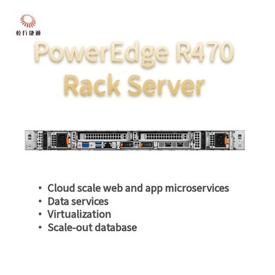 Dell PowerEdge R470 Serwer z 144 rdzeniami 4TB pamięci DDR5 w 1U Rack Form Factor