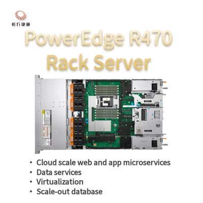 Dell PowerEdge R470 Serwer z 144 rdzeniami 4TB pamięci DDR5 w 1U Rack Form Factor