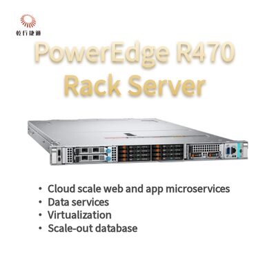 Dell PowerEdge R470 Serwer z 144 rdzeniami 4TB pamięci DDR5 w 1U Rack Form Factor