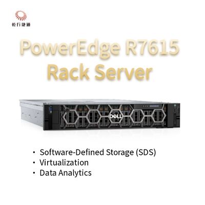Dell PowerEdge R7615 2U Serwer z 128 rdzeniami Serwer rack, serwer pamięci masowej, serwer dwukierunkowy
