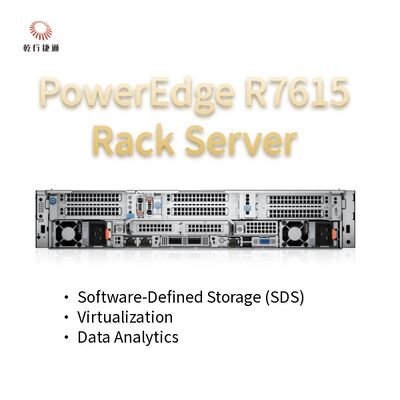 Dell PowerEdge R7615 2U Serwer z 128 rdzeniami Serwer rack, serwer pamięci masowej, serwer dwukierunkowy