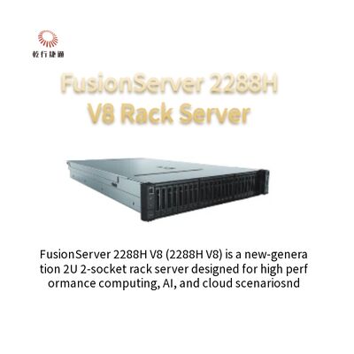 Serwer montowany w szafie RACK dla centrum danych FusionServer 2288H V8 2U 2-gniazdowy serwer