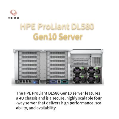 Serwer stelażowy HPE DL580 Gen10 4U z procesorem Xeon Gold 5218R i pamięcią 32/64 GB