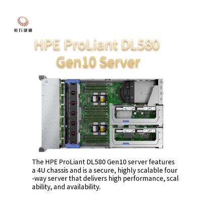 Serwer stelażowy HPE DL580 Gen10 4U z procesorem Xeon Gold 5218R i pamięcią 32/64 GB