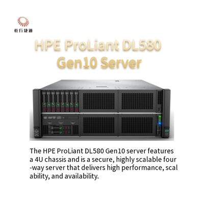 Serwer stelażowy HPE DL580 Gen10 4U z procesorem Xeon Gold 5218R i pamięcią 32/64 GB