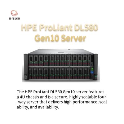 Serwer stelażowy HPE DL580 Gen10 4U z procesorem Xeon Gold 5218R i pamięcią 32/64 GB