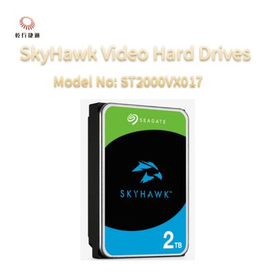 Silniki twardych wideo Seagate SkyHawk Model nr: ST2000VX017