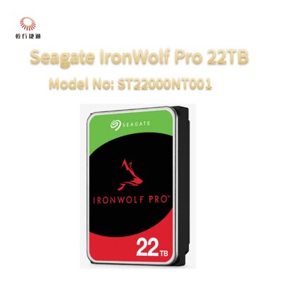 Seagate IronWolf Pro 22TB Model nr: ST22000NT001