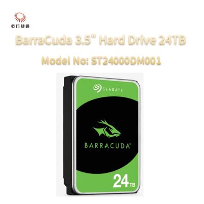 Dysk twardy Seagate BarraCuda 3.5" 24TB Model nr: ST24000DM001