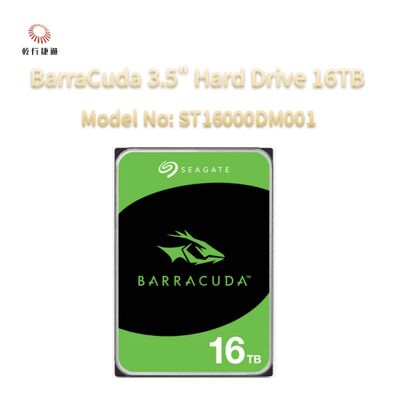 Seagate BarraCuda 3,5" dysk twardy 16TB Numer modelu: ST16000DM001