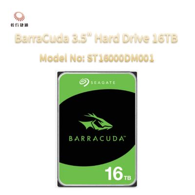 Seagate BarraCuda 3,5" dysk twardy 16TB Numer modelu: ST16000DM001