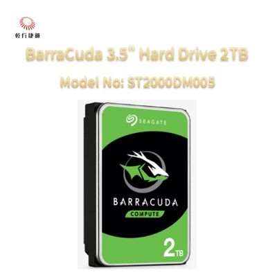 Seagate BarraCuda 3,5" dysk twardy 2TB Numer modelu: ST2000DM008