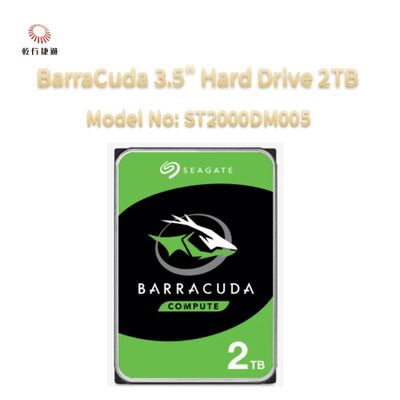 Seagate BarraCuda 3,5" dysk twardy 2TB Numer modelu: ST2000DM008