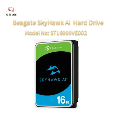 Dysk twardy Seagate SkyHawk AI do monitoringu, model nr: ST16000VE002