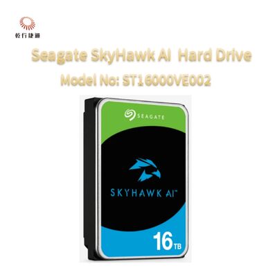 Dysk twardy Seagate SkyHawk AI do monitoringu, model nr: ST16000VE002