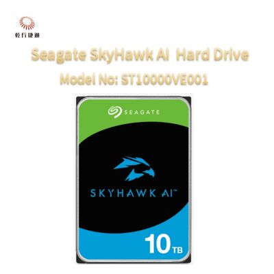 Seagate SkyHawk AI Video Hard Drive Model nr: ST10000VE001